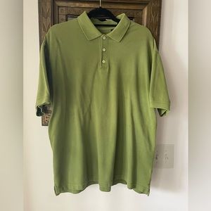 GAP Men’s Green Cotton Pique Polo Shirt